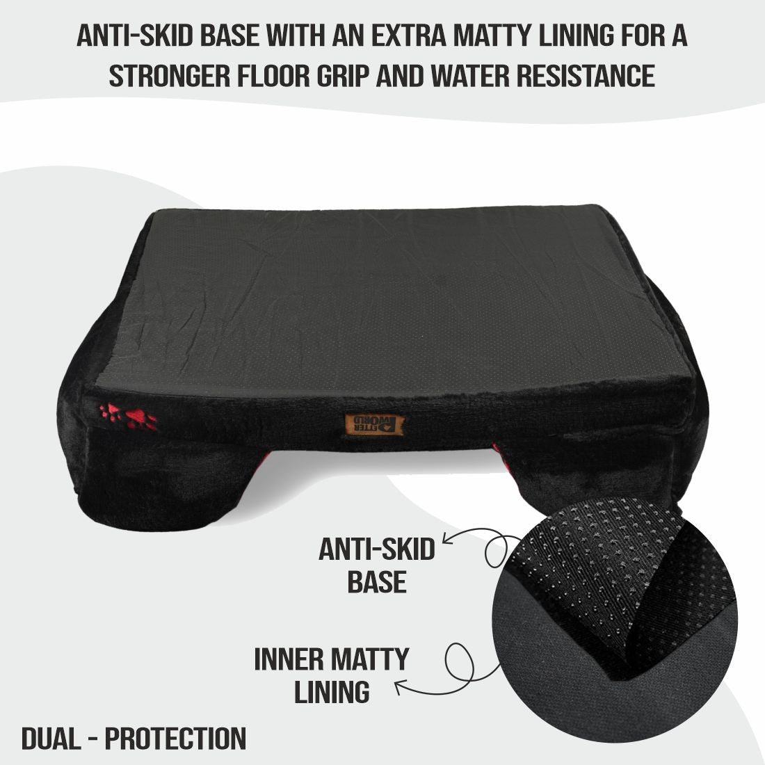 Orthopedic Foam Sofa Bed - Jet Black