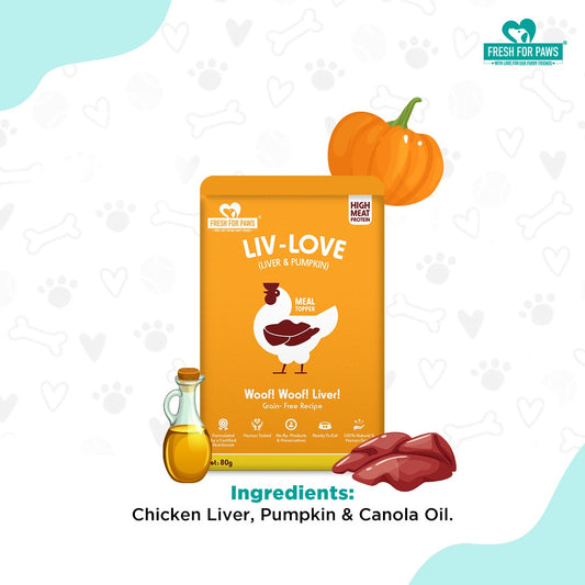 Liv- Love (Pumpkin): Food Toppers by Fresh for Paws