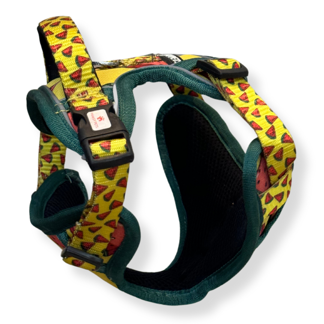 Pawgy Pets Padded Harness Watermelon