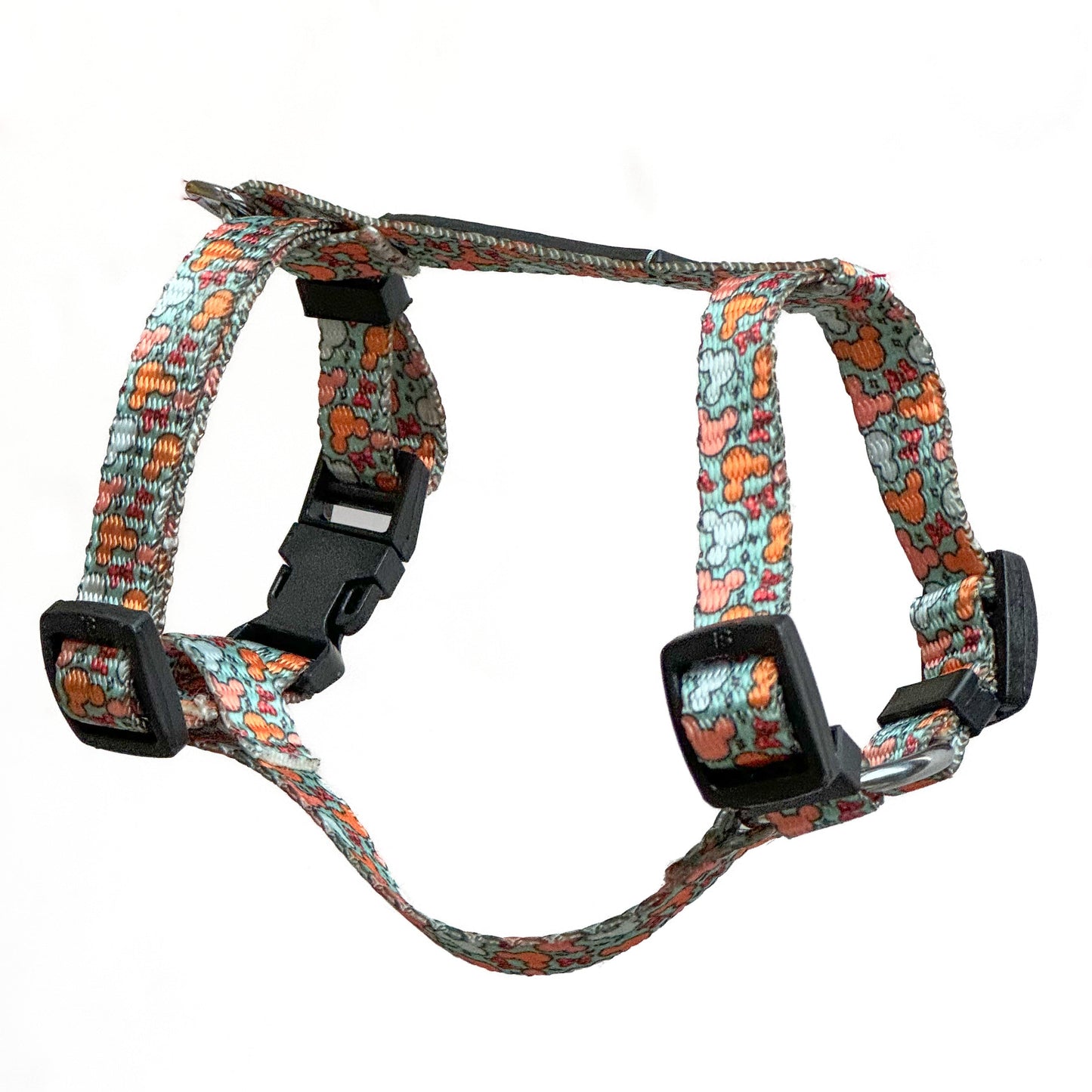 Pawgy Pets H-Harness Mickey Pastel Green for Dogs and Cats
