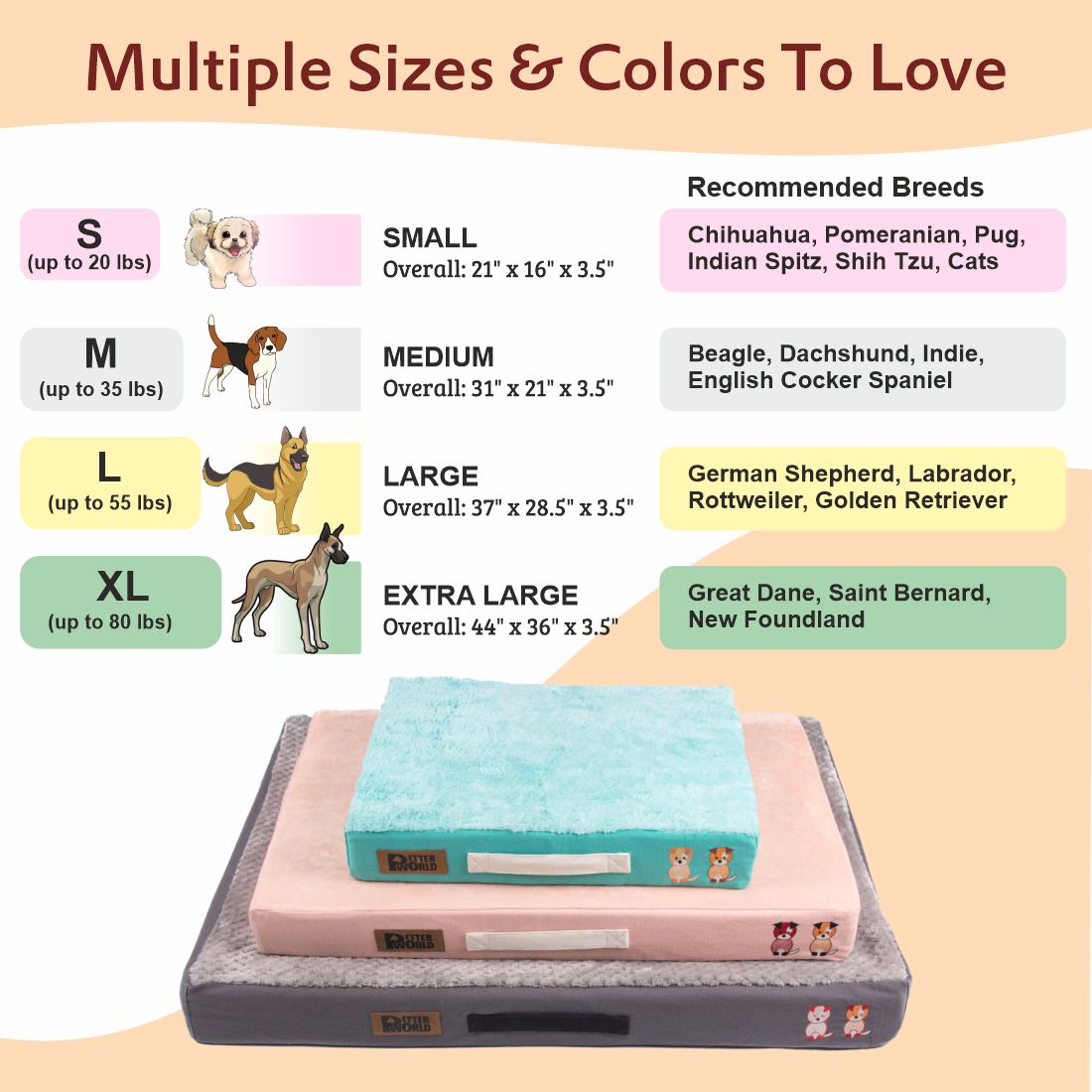 Orthopedic Memory Foam Bed