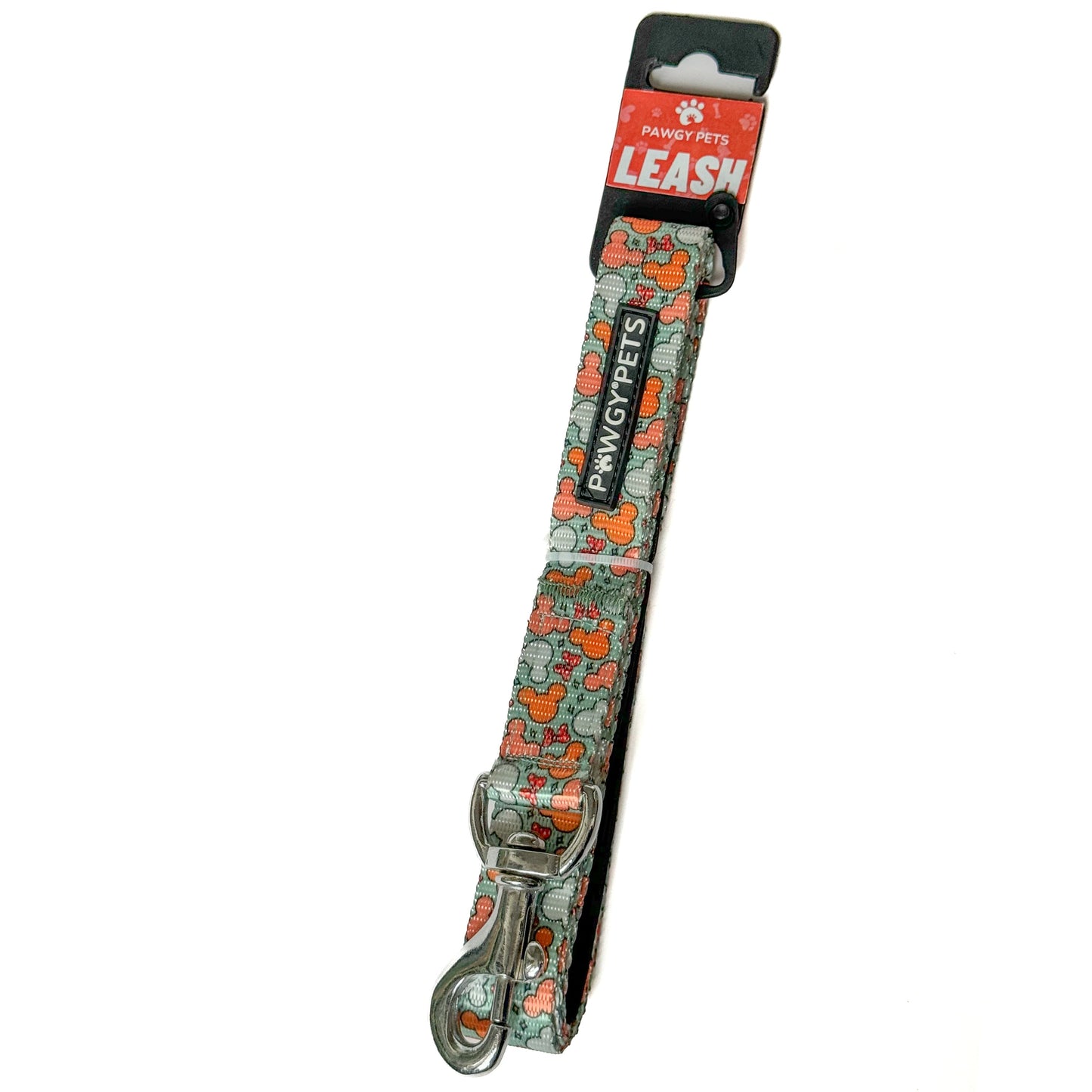 Pawgy Pets Premium Leash: Mickey Pastel Green for Dogs and Cats