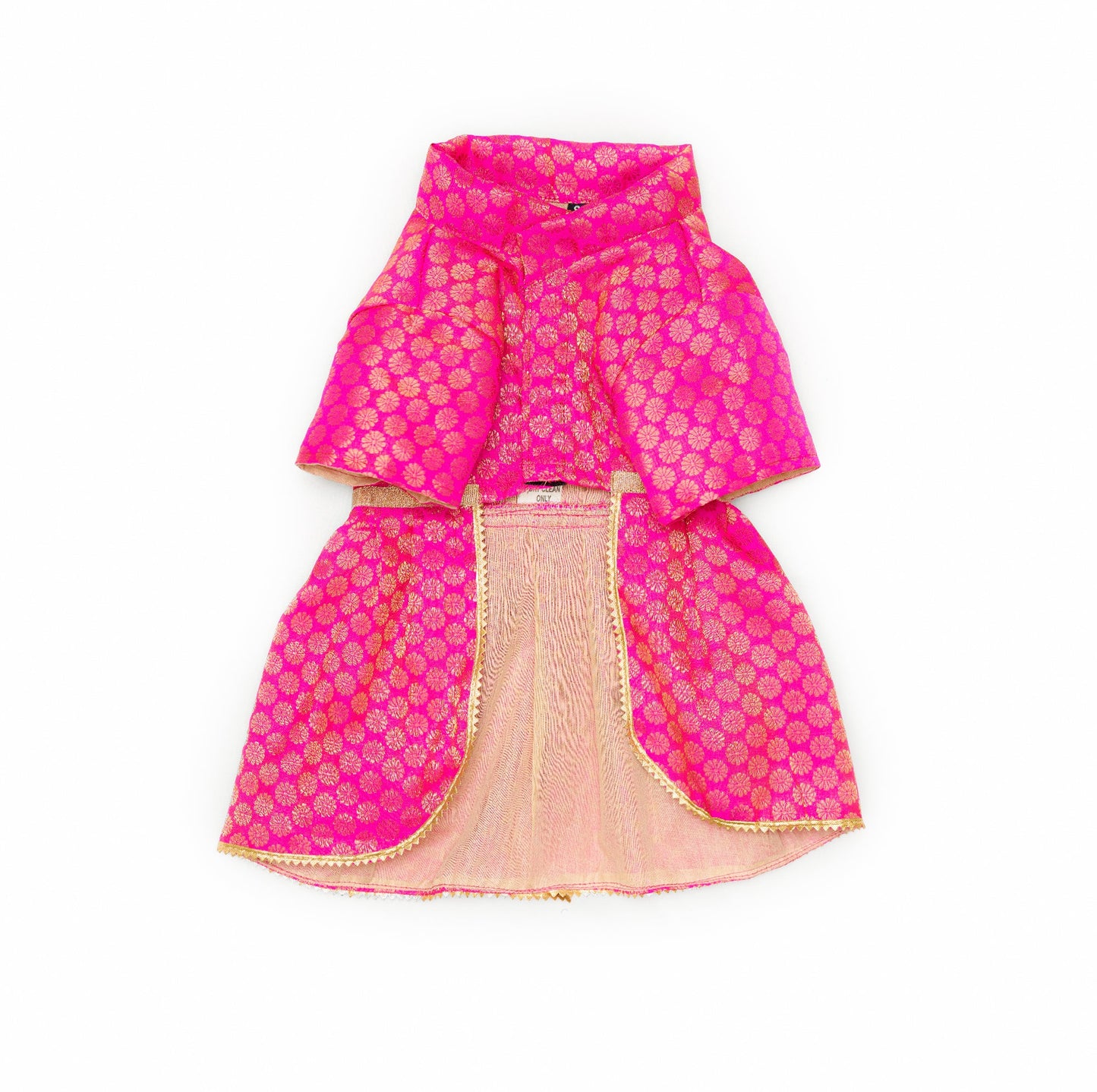 Pawgy Pets Occasion wear Dress Pink for Dogs
