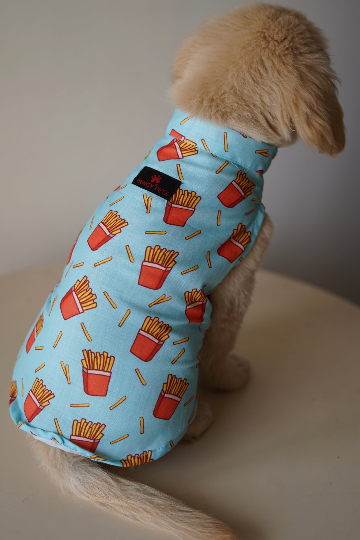 Pawgy Pets Fries over guys Sando Blue for Dogs