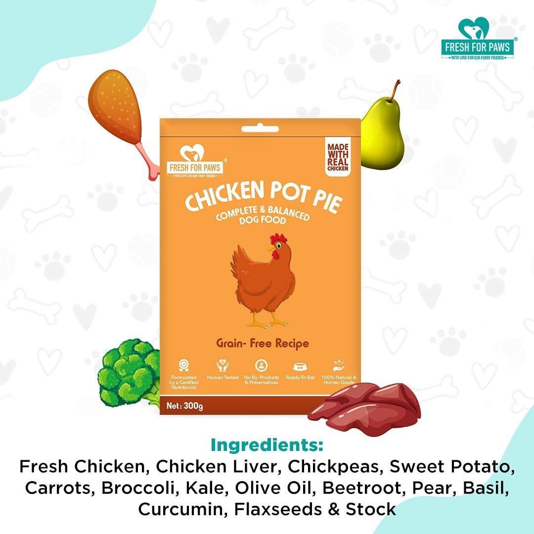 Chicken Pot Pie: Fresh Food by Fresh For Paws