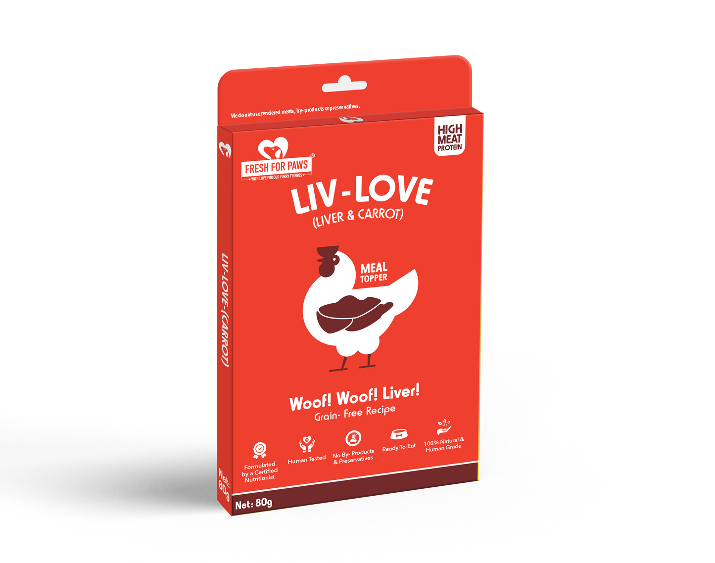 Liv- Love (Carrot): Food Toppers by Fresh for Paws