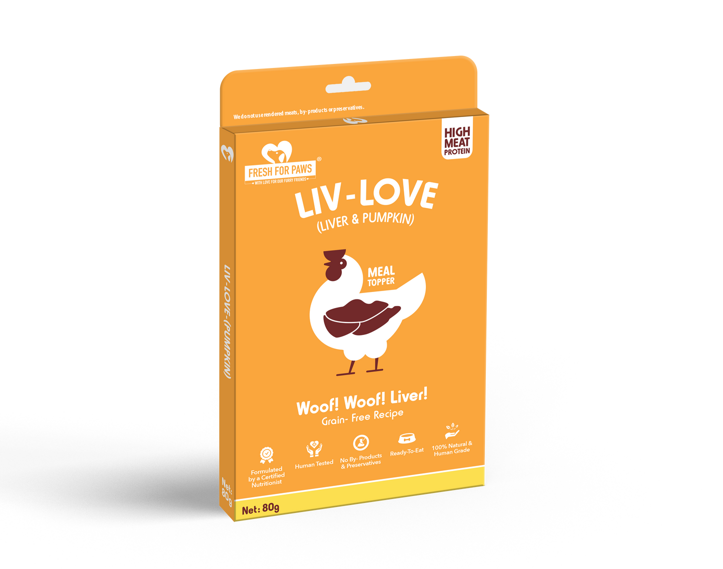 Liv- Love (Pumpkin): Food Toppers by Fresh for Paws