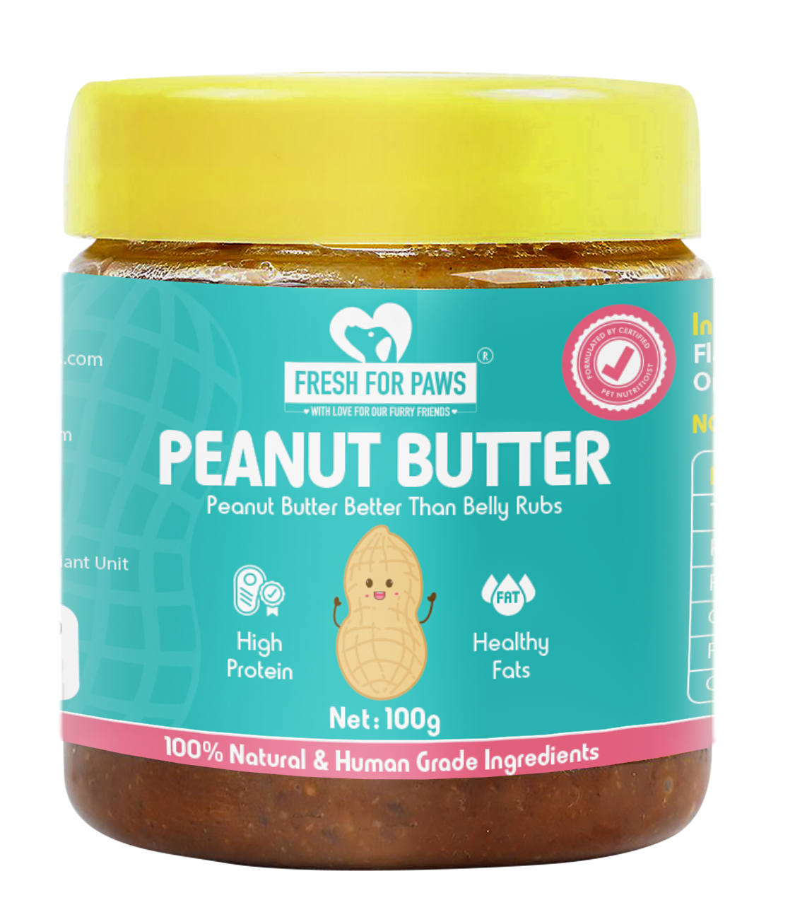 Peanut Butter: Fresh for Paws