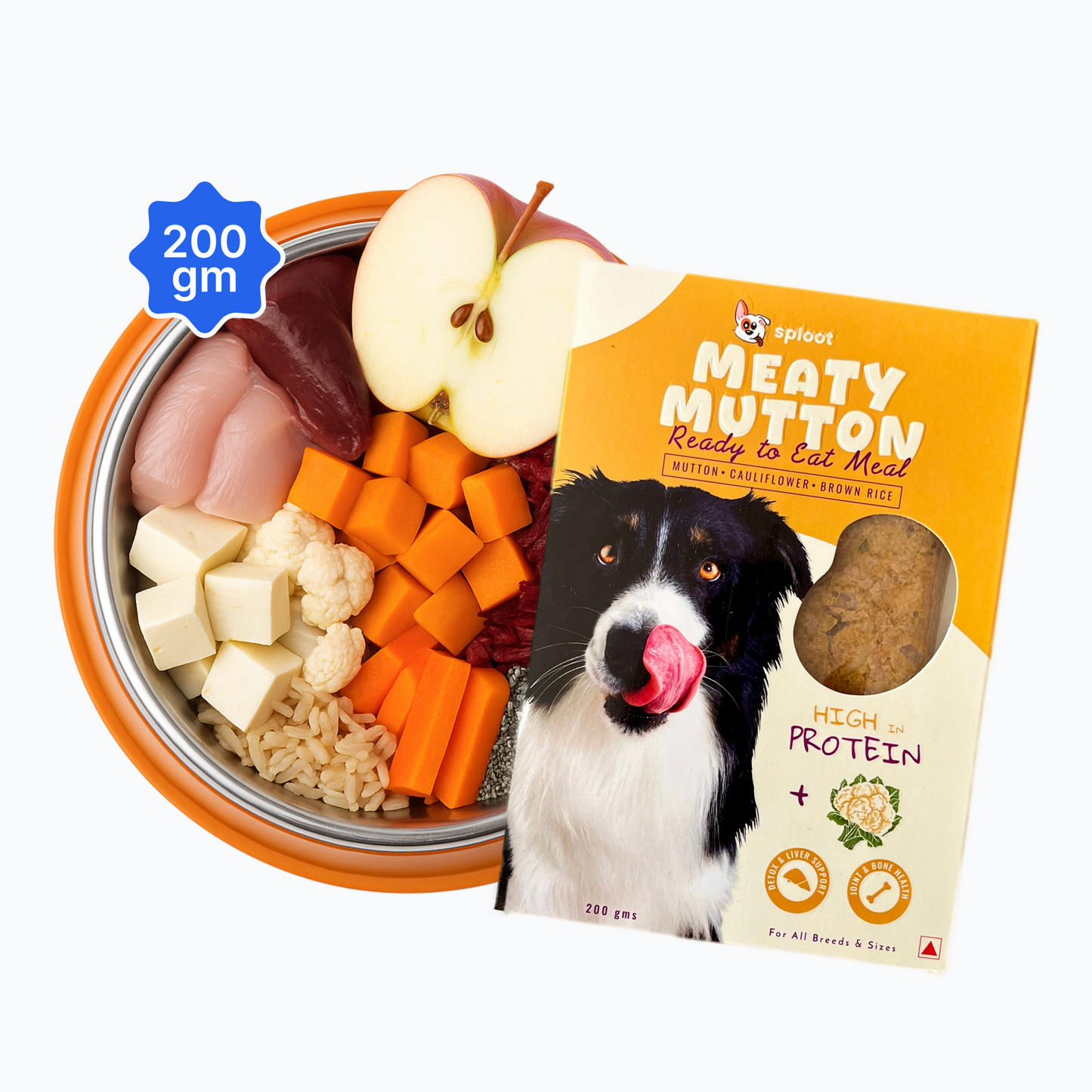 Meaty Mutton Dog Food - 200g