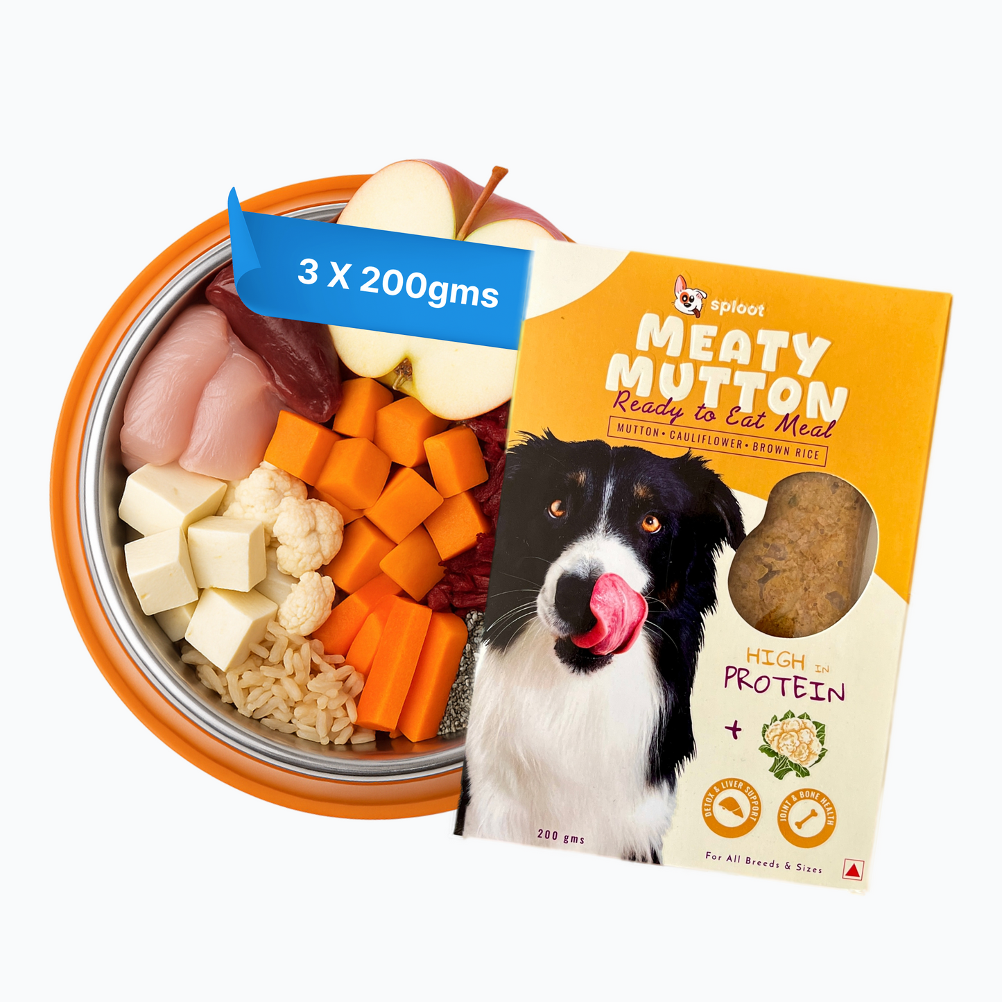 Meaty Mutton Dog Food - 200g
