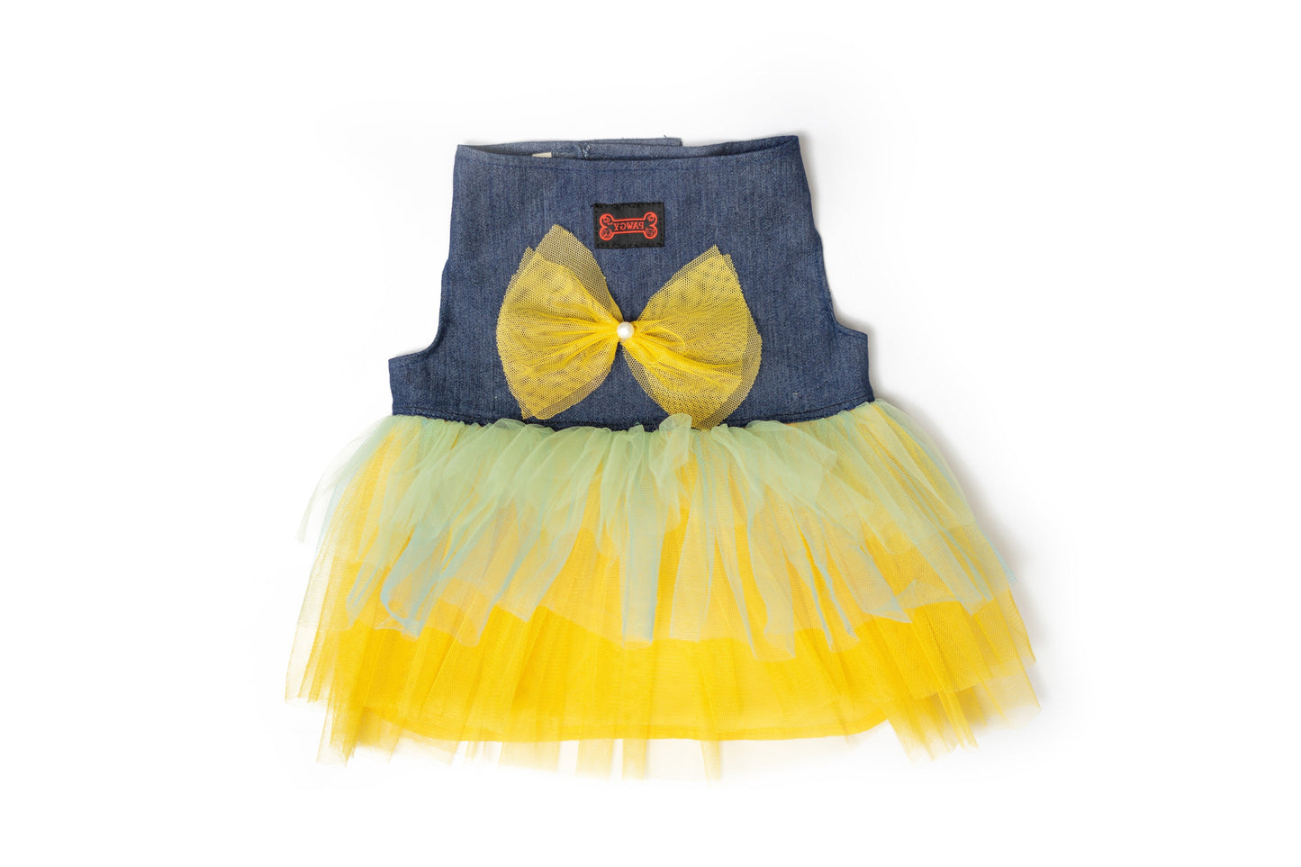 Pawgy Pets Denim Frill Dress for Dogs