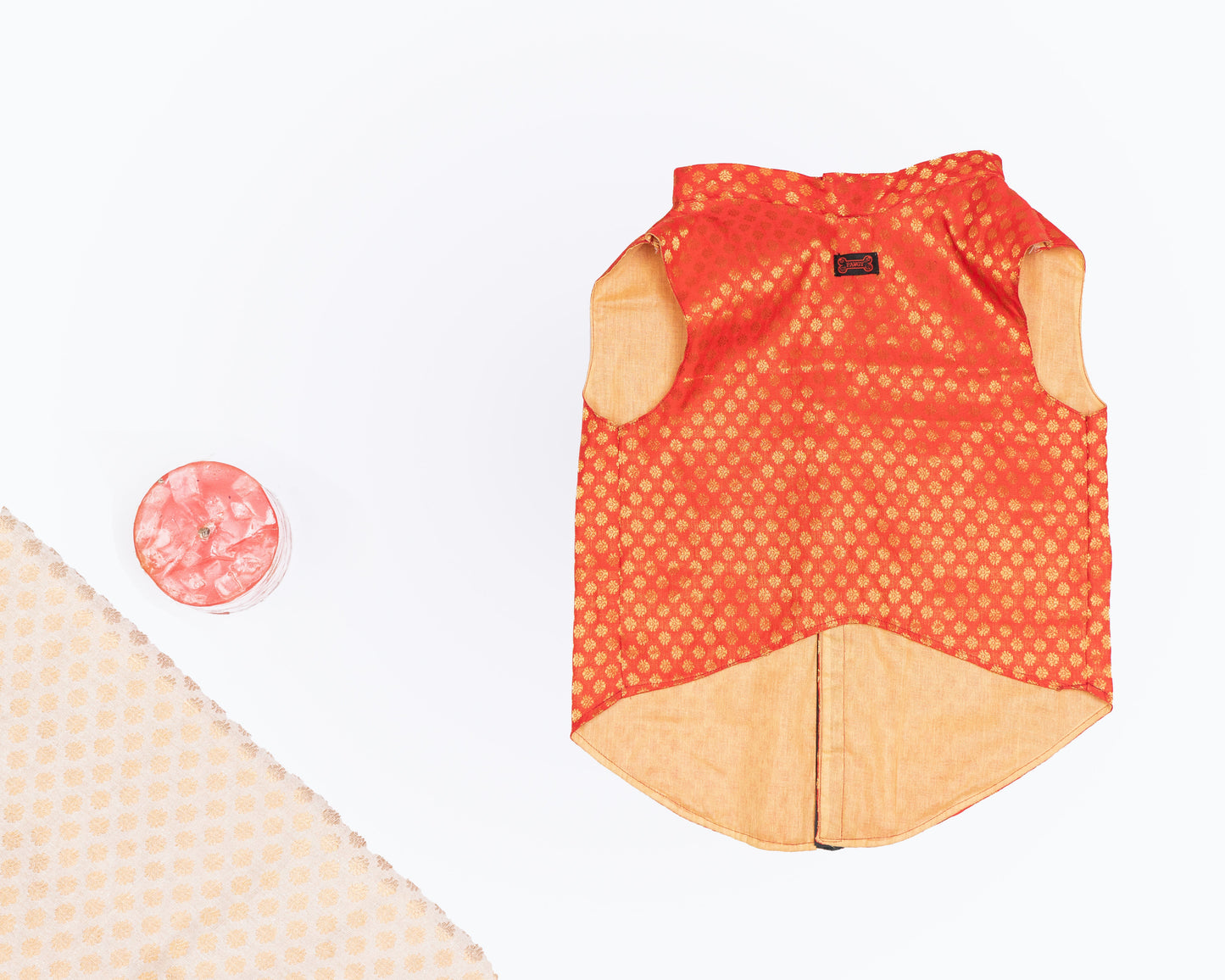 Pawgy Pets Sherwani Red for Dogs