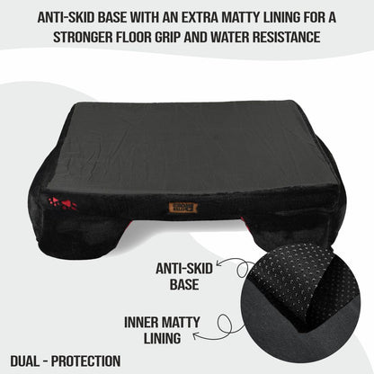 Orthopedic Foam Sofa Bed - Jet Black