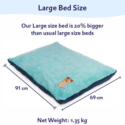 Chopped Foam Pillow Bed
