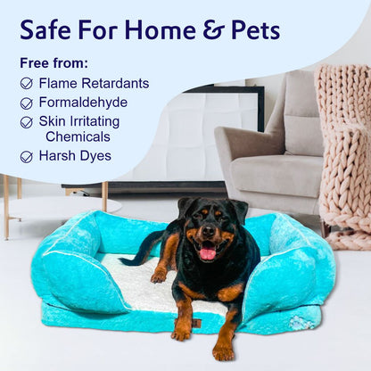 Orthopedic Foam Sofa Bed - Turquoise