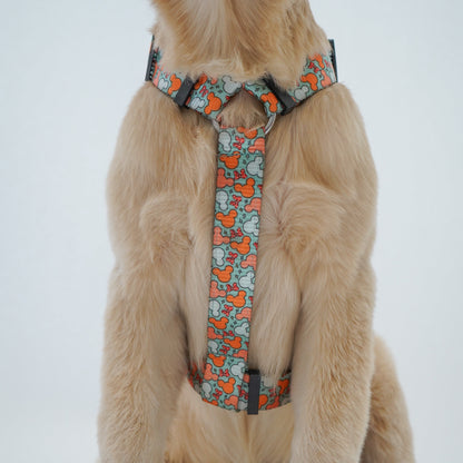 Pawgy Pets H-Harness Mickey Pastel Green for Dogs and Cats