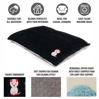 Chopped Foam Pillow Bed