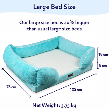 Orthopedic Foam Sofa Bed - Turquoise