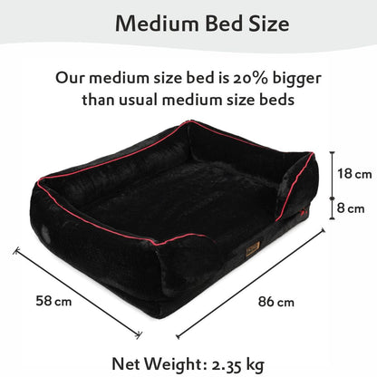 Orthopedic Foam Sofa Bed - Jet Black