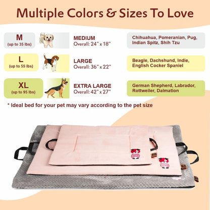 Memory Foam Mat - Peach Pearl