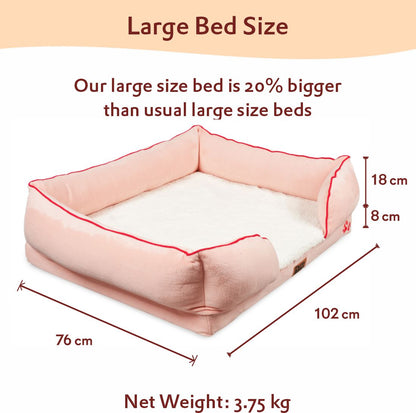 Orthopedic Foam Sofa Bed - Peach Pearl