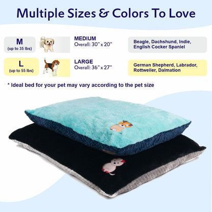 Chopped Foam Pillow Bed