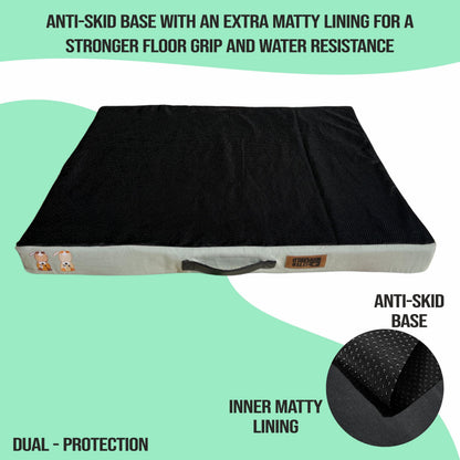Orthopedic Memory Foam Bed - Bottle Green