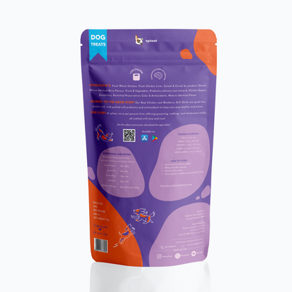 Sploot Real Chicken and Blueberry Soft Sticks - 70g