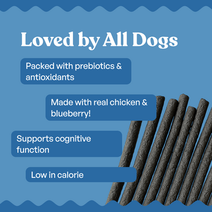 Sploot Real Chicken and Blueberry Soft Sticks - 70g