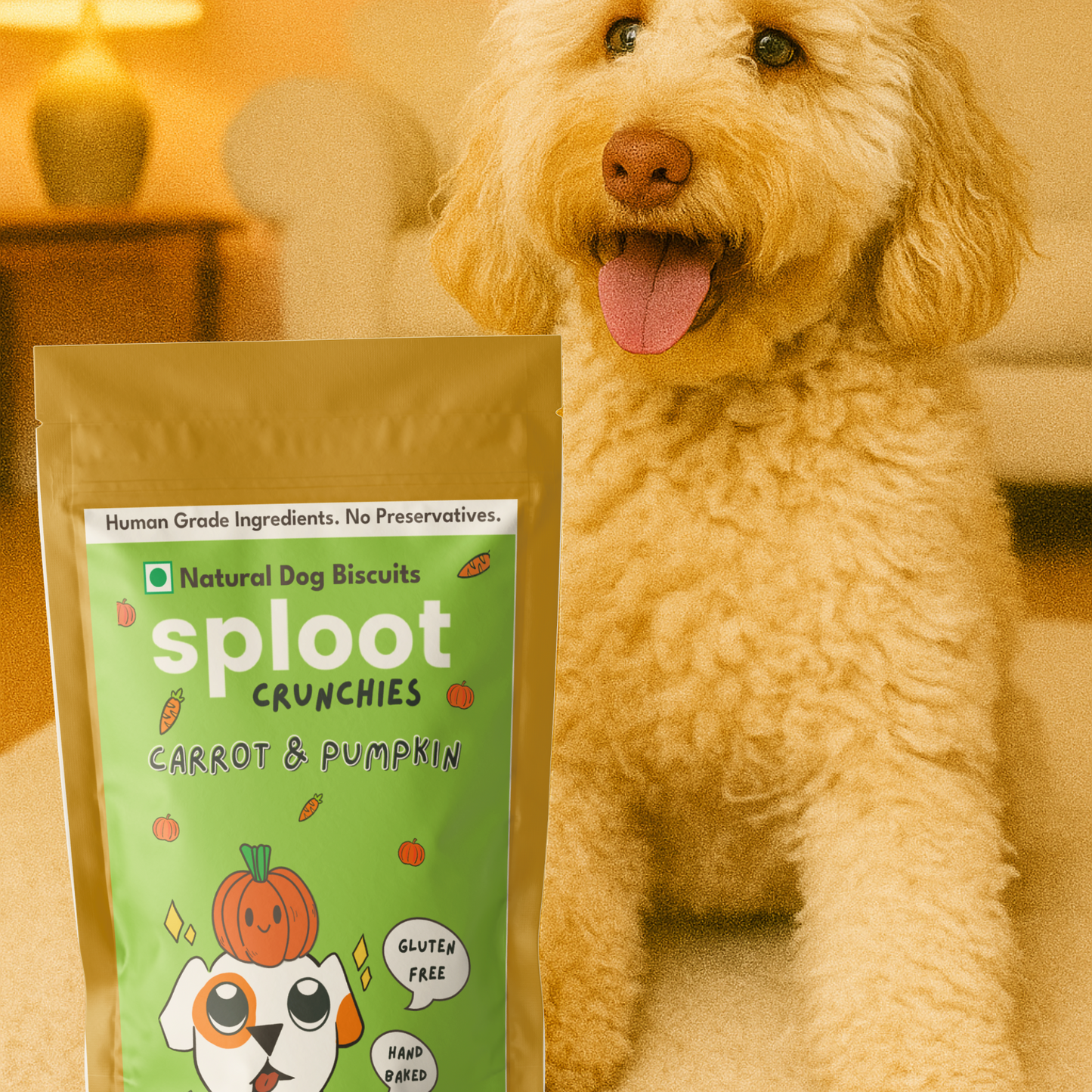 Carrot & Pumpkin Biscuits | Dog Treats