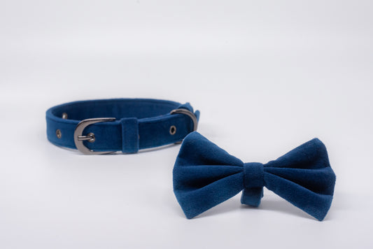 Detachable Suede Bow Tie for Collars by pAww!