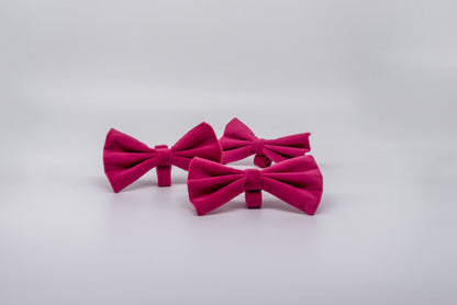 Detachable Suede Bow Tie for Collars by pAww!