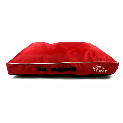 Waterproof Cushion Mattress - Cherry Red