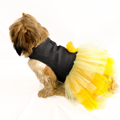 Pawgy Pets Denim Frill Dress for Dogs