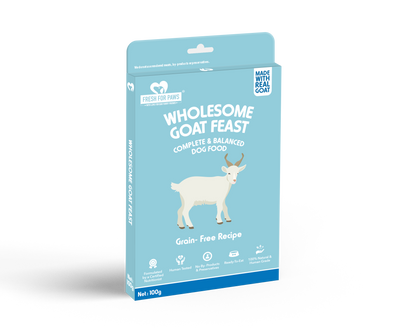 Wholesome Goat Feast: Fresh Food by Fresh For Paws
