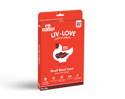 Liv- Love (Carrot): Food Toppers by Fresh for Paws