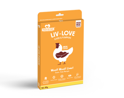 Liv- Love (Pumpkin): Food Toppers by Fresh for Paws
