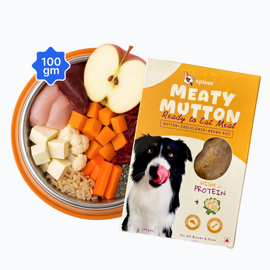 Meaty Mutton Dog Food - 100g