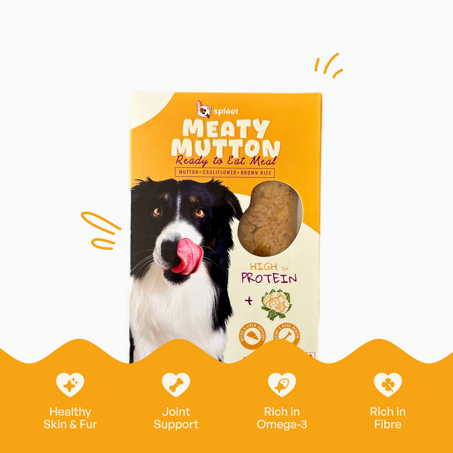 Meaty Mutton Dog Food - 100g