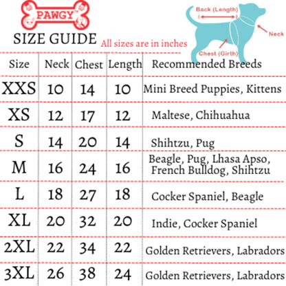 Pawgy Pets Occasion wear Dress Navy for Dogs