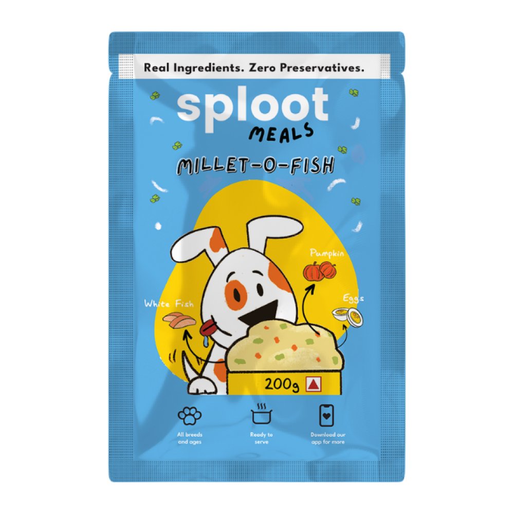 Sploot Millet - o - Fish Fresh Dog Food | 30 Day Subscription - Sploot