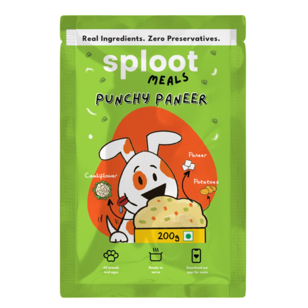 Sploot Punchy Paneer Fresh Dog Food | 30 Day Subscription - Sploot